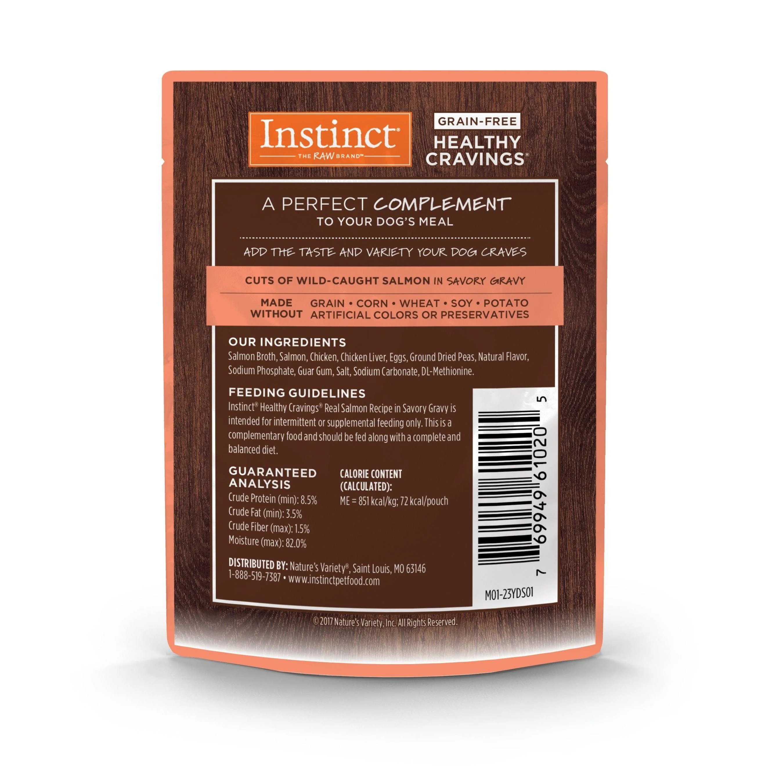 Instinct Wet Dog Food Healthy Cravings Pouches Salmon - Image 2