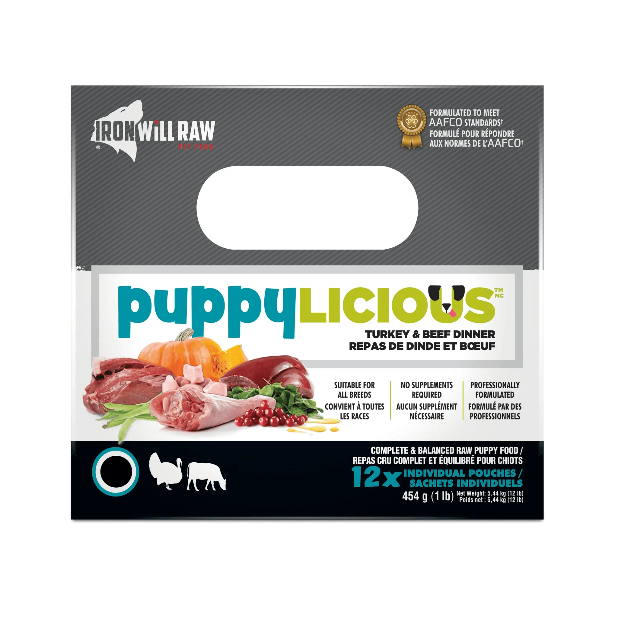 Iron Will Raw Puppylicious Complete Turkey & Beef - Image 2