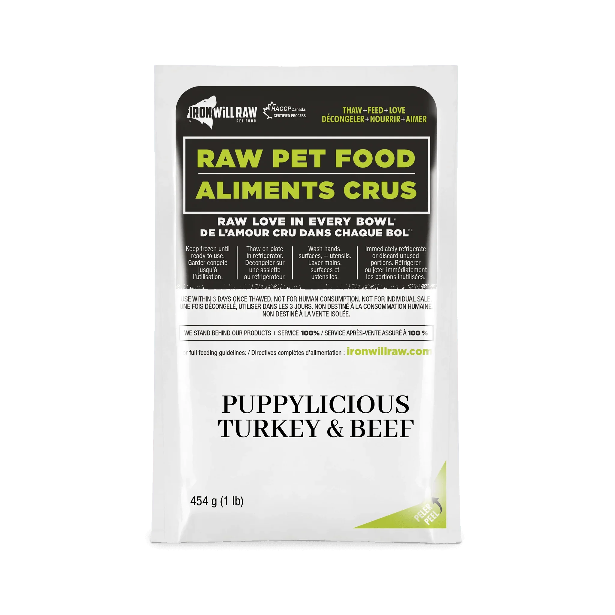 Iron Will Raw Puppylicious Complete Turkey & Beef - Image 3