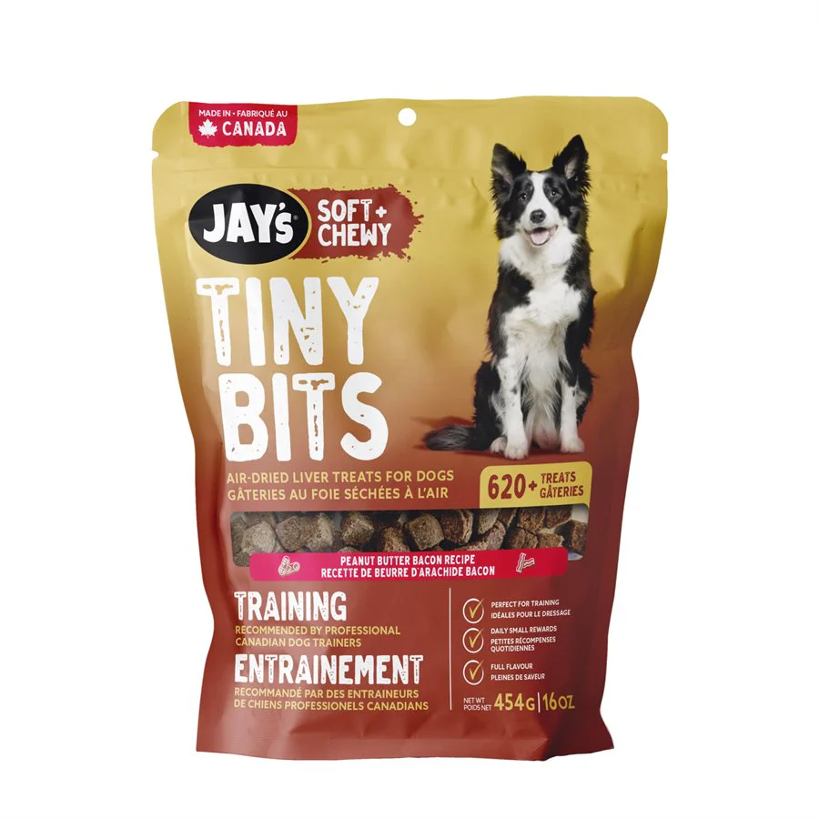 Jays Tid Bits Tiny Bits Peanut Butter Bacon Training Treats - Image 2