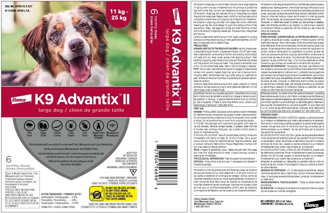 K9 Advantix II X-Large Dogs - Image 2