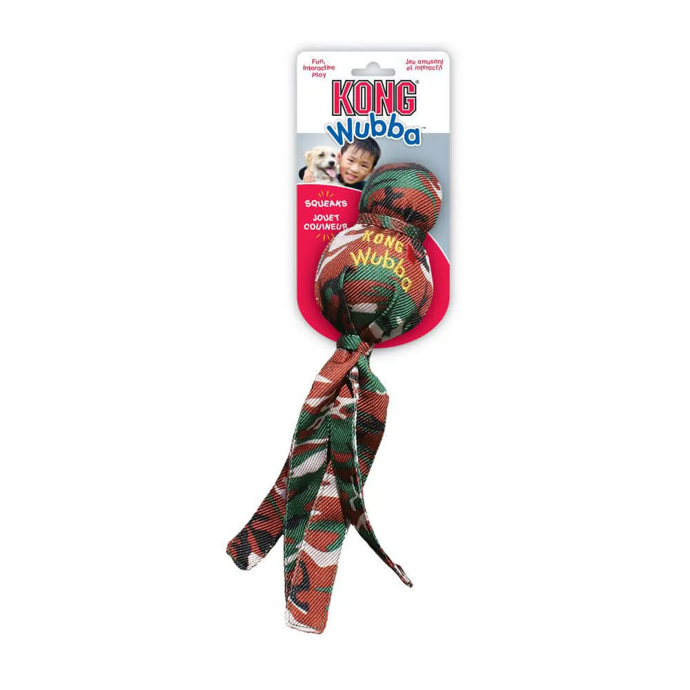 KONG Camo Wubba Fetch Toy - Image 3