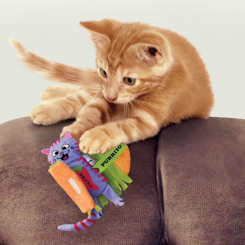 Kong Cat Toy Pull-A-Partz Purrito - Image 2