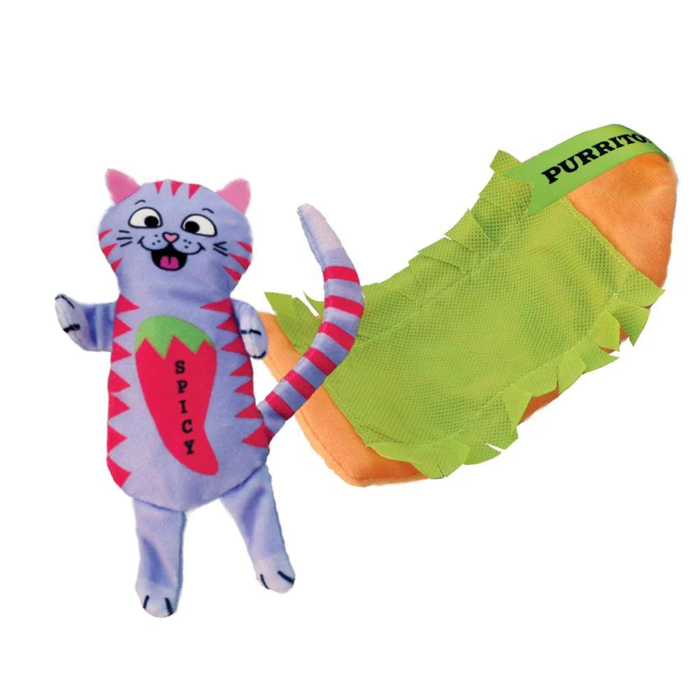 Kong Cat Toy Pull-A-Partz Purrito - Image 4