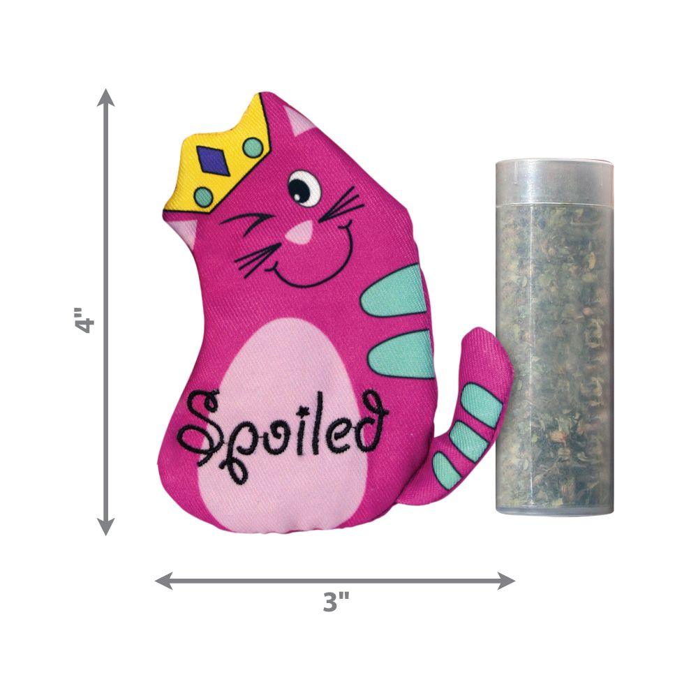 Kong Cat Toy Refillable Catnip Toy Purrsonality Spoiled - Image 4