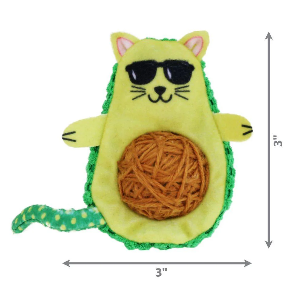 Kong Cat Toy Wrangler Avocado - Image 4
