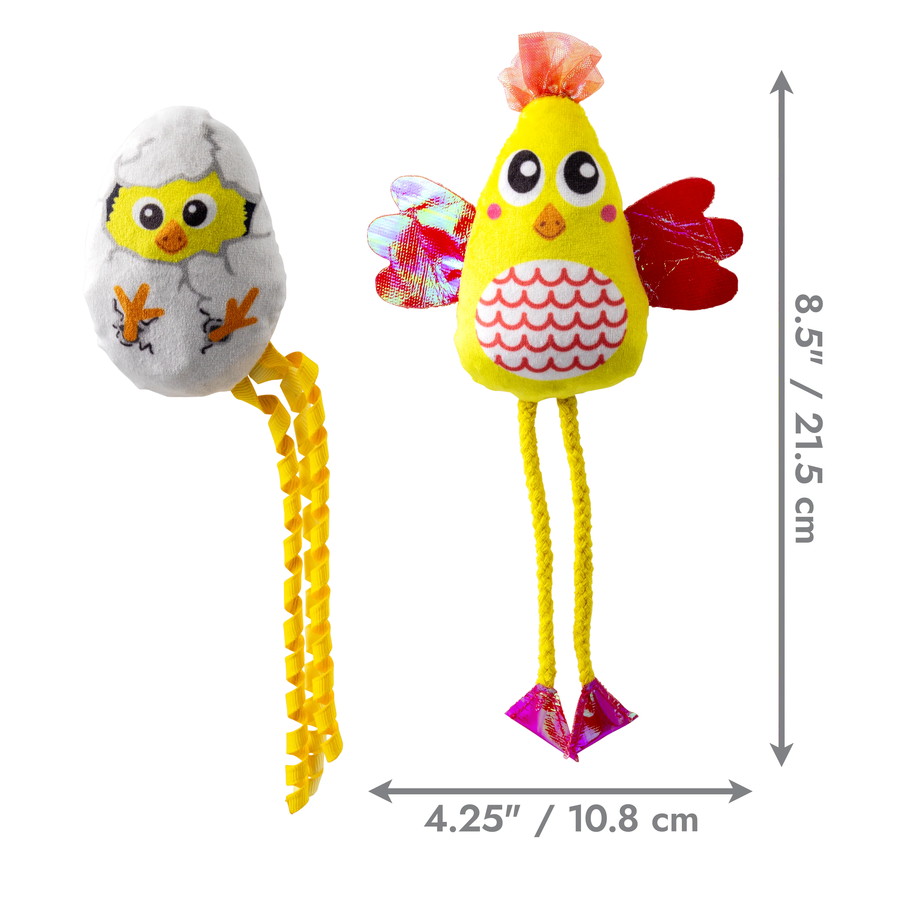 Kong Cats Scrattles Chicken 2 pack - Image 3