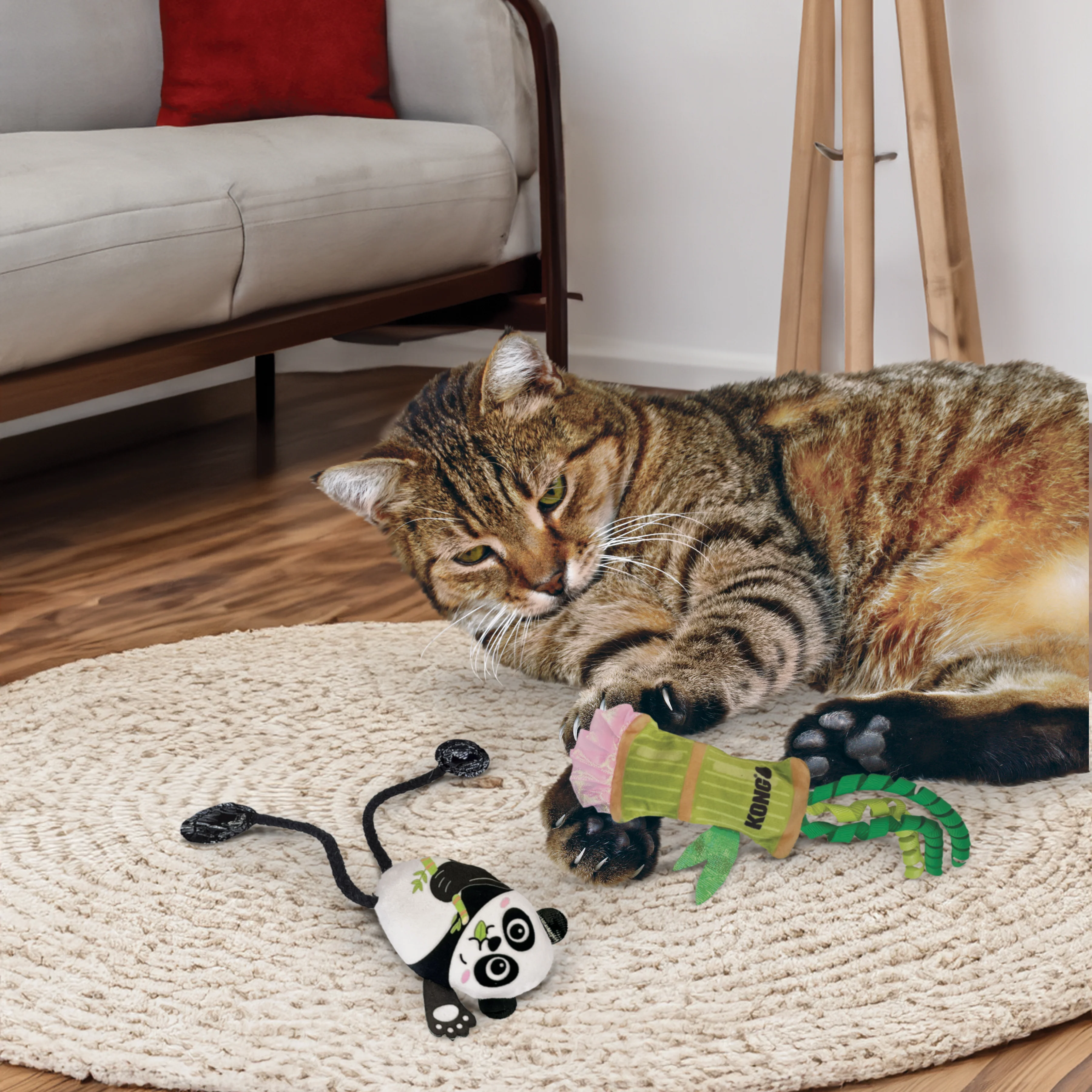Kong Cats Scrattles Panda 2 pack - Image 2