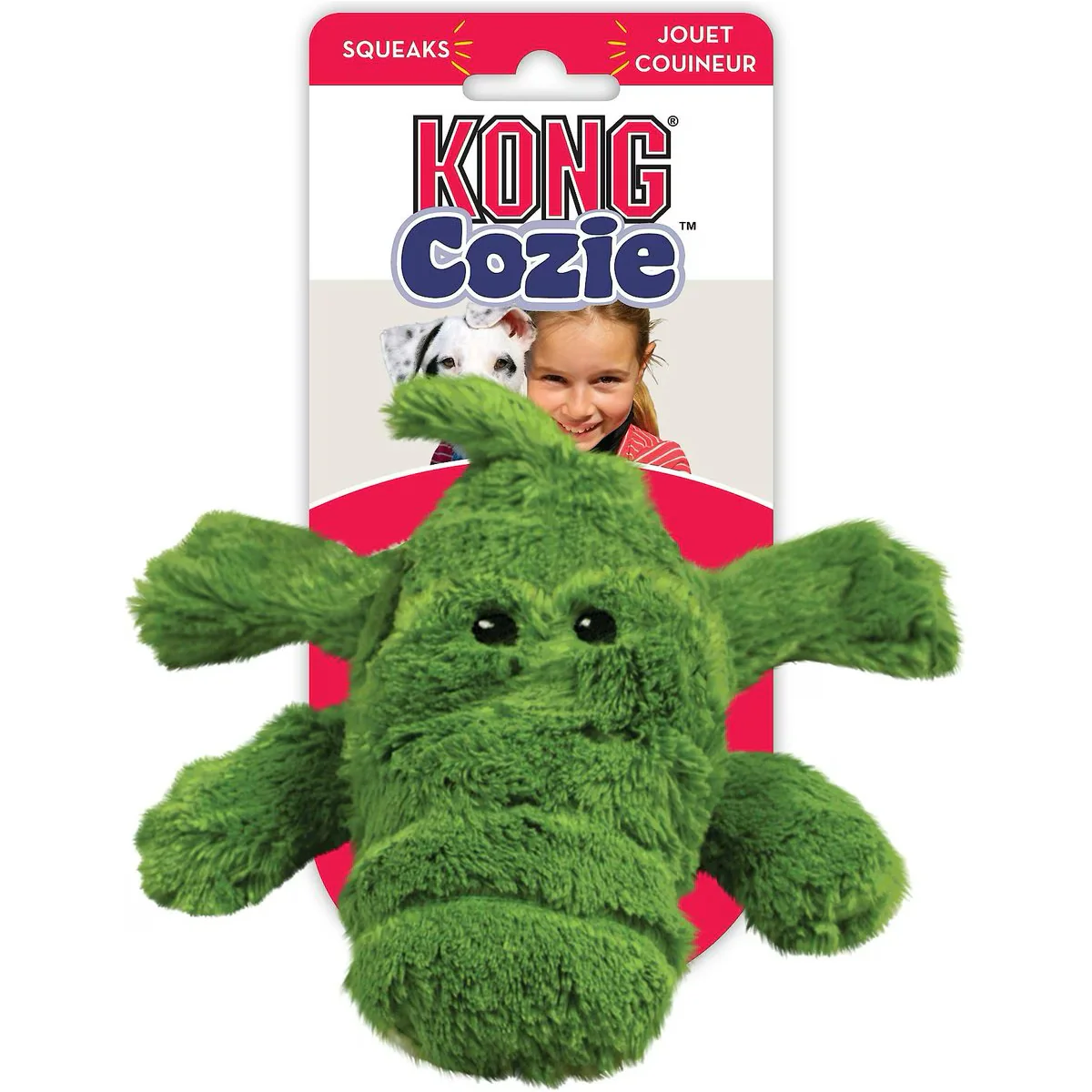 Kong Cozie Ali Alligator Dog Toy - Image 3