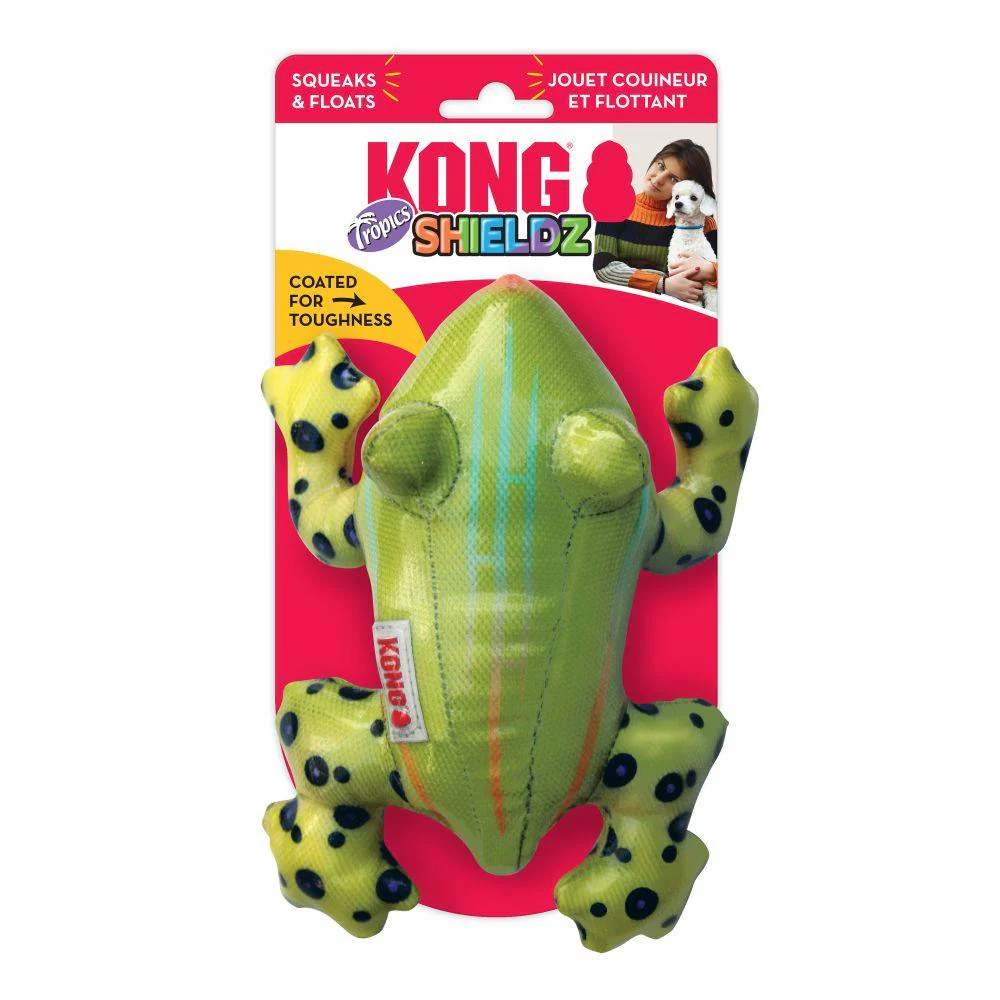 Kong Dog Toy Shieldz Tropics Frog - Image 2