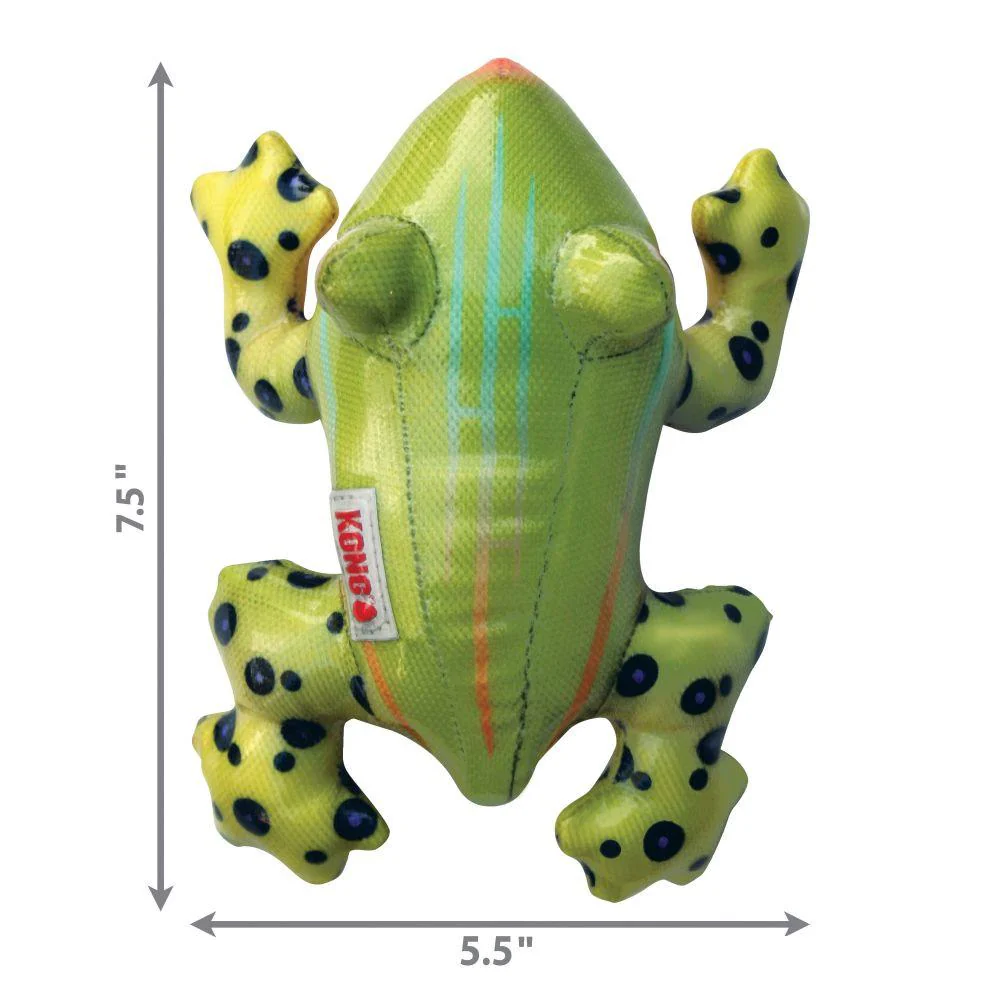 Kong Dog Toy Shieldz Tropics Frog - Image 3