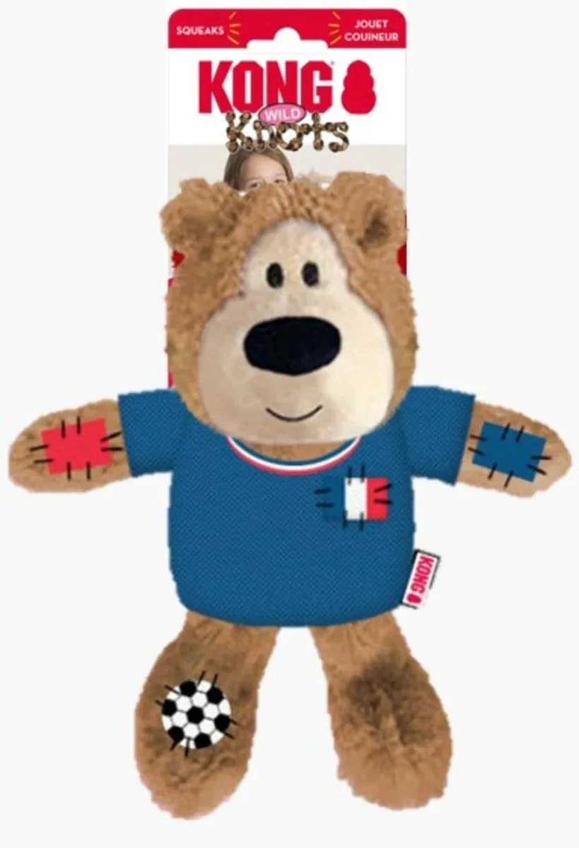 Kong Wild Knots Soccer France Bear