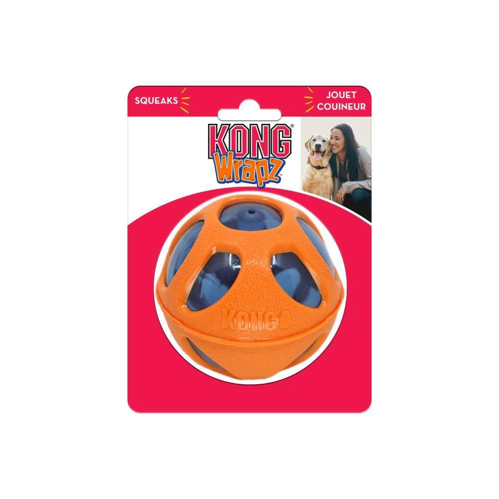Kong Wrapz Dog Toy Ball - Image 2