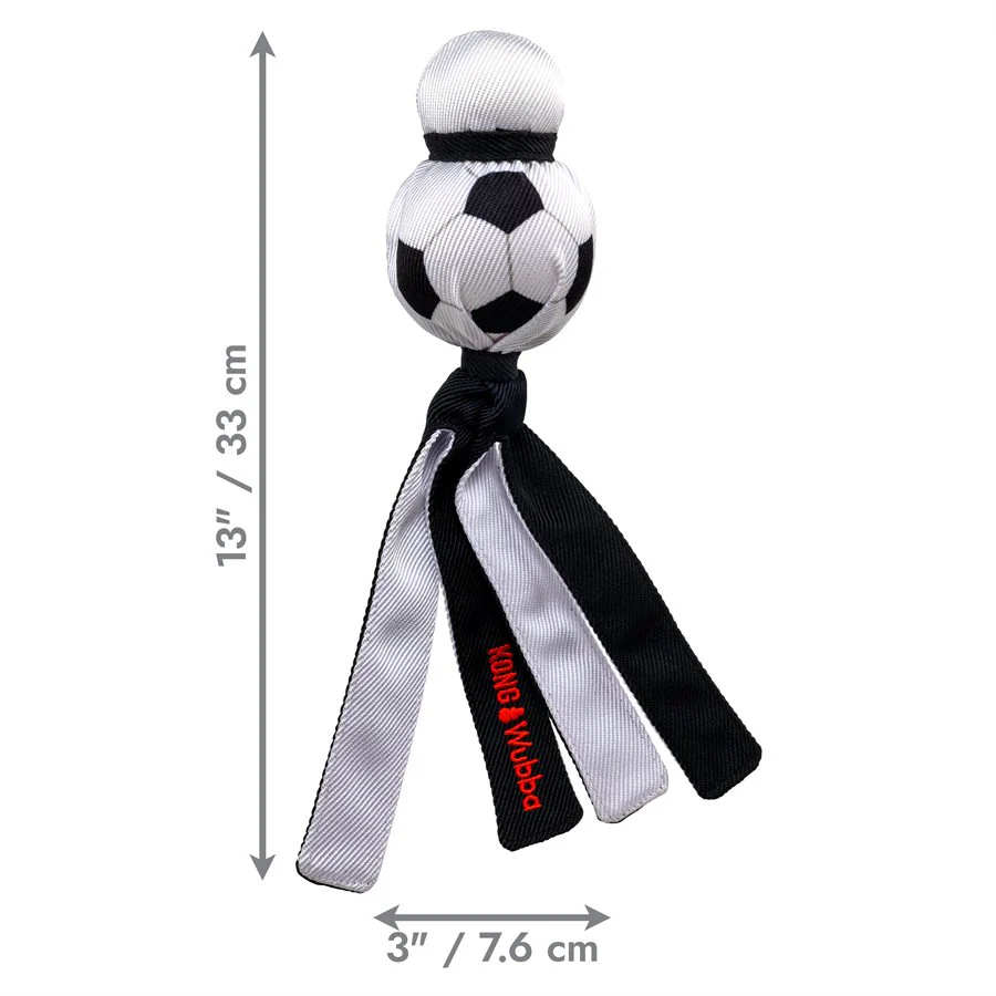 KONG Wubba Sport Soccer Ball Dog Toy - Image 3
