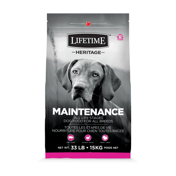 Lifetime Dog Food Heritage All Life Stages Maintenance