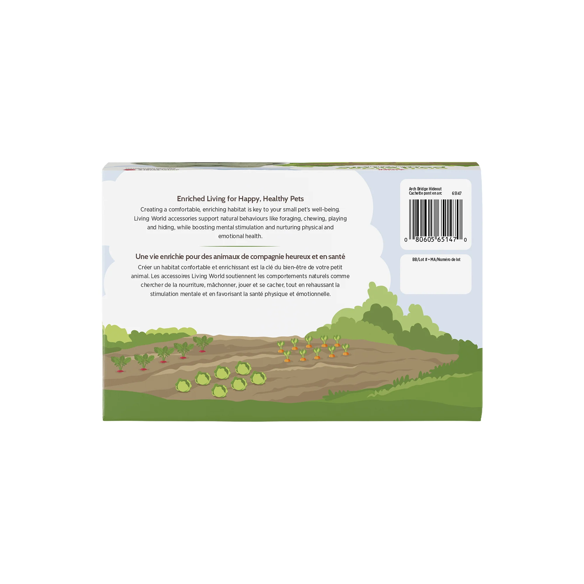 Living World Edible Arch Bridge Hideout for Small Animals - Image 3