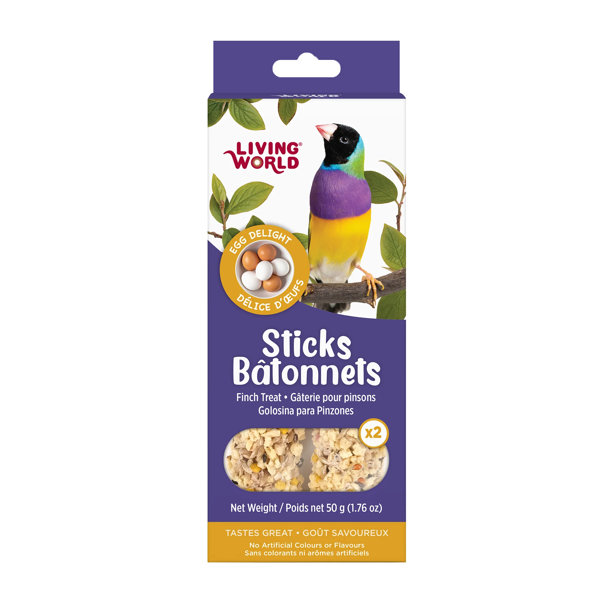 Living World Finch Egg Delight Treat Sticks