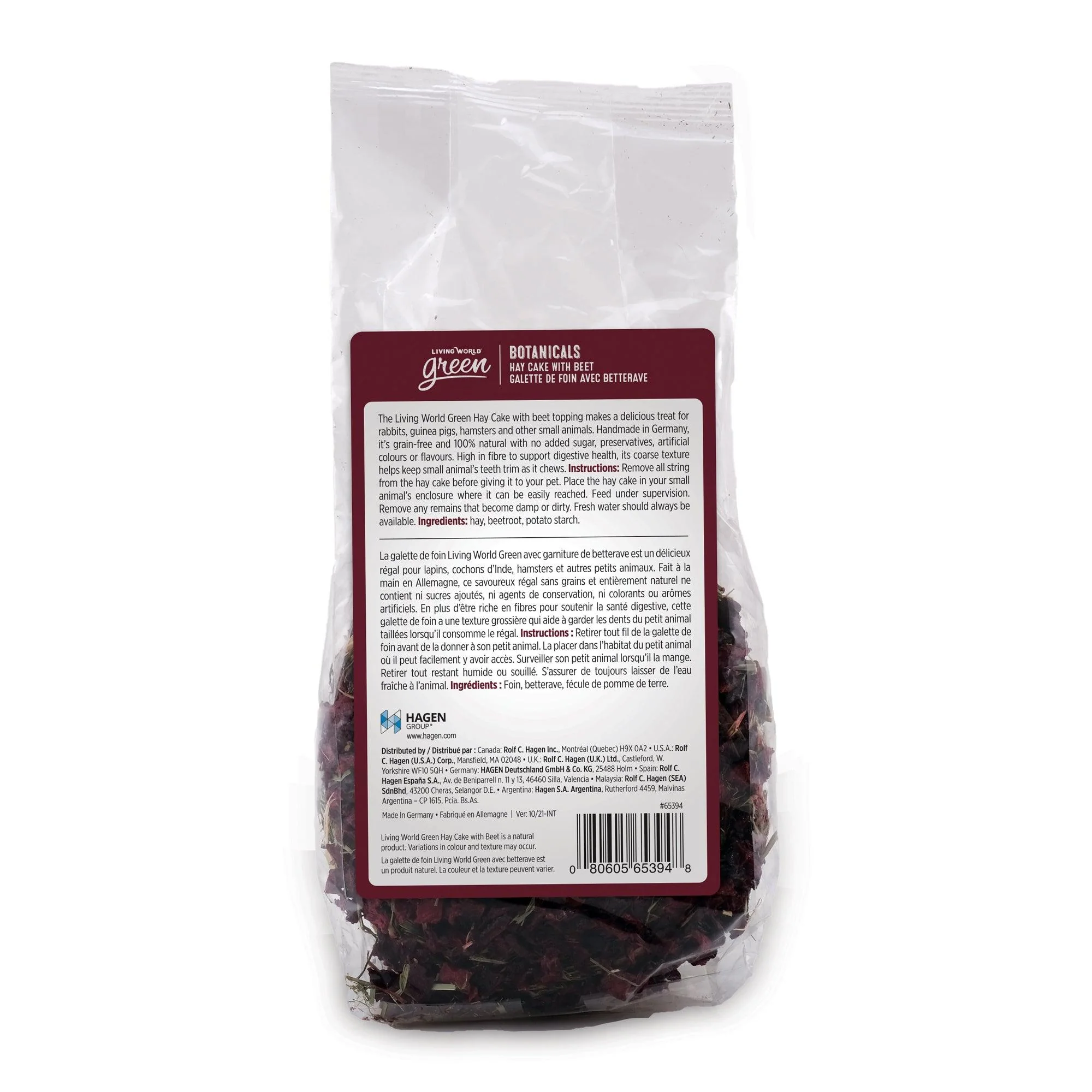 Living World Green Botanicals Hay Cake Beet - Image 2