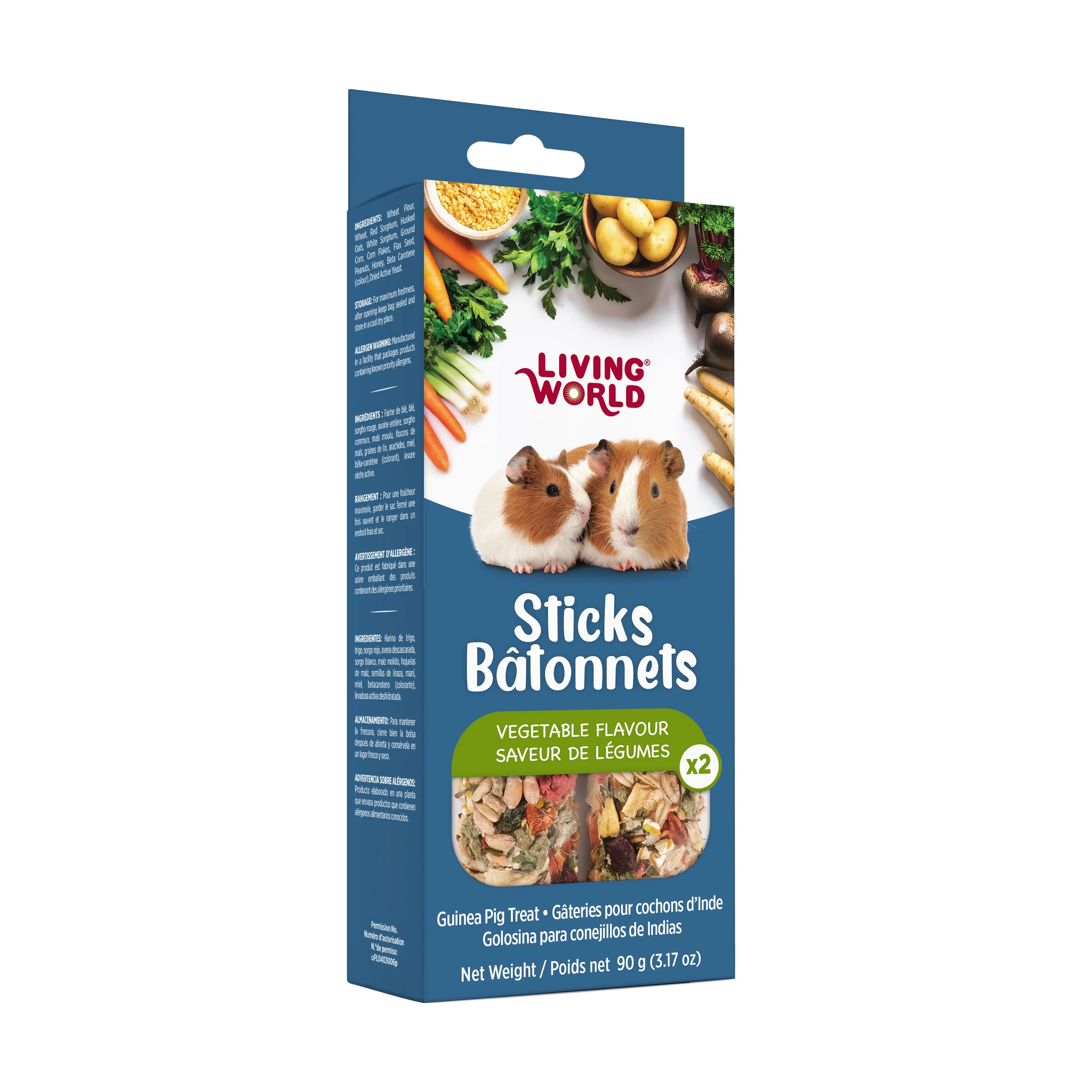 Living World Guinea Pig Veggie Patch Treat Sticks - Image 3