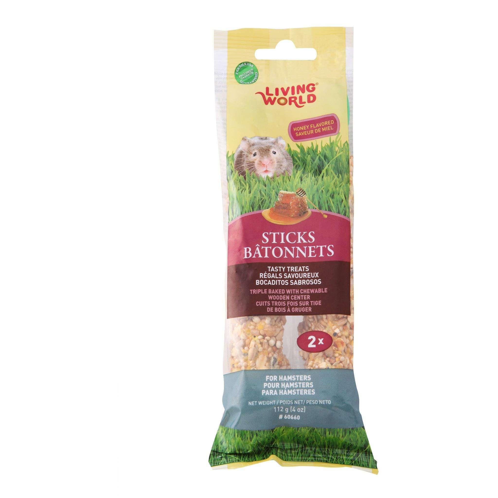 Living World Hamster Stick Honey Flavour