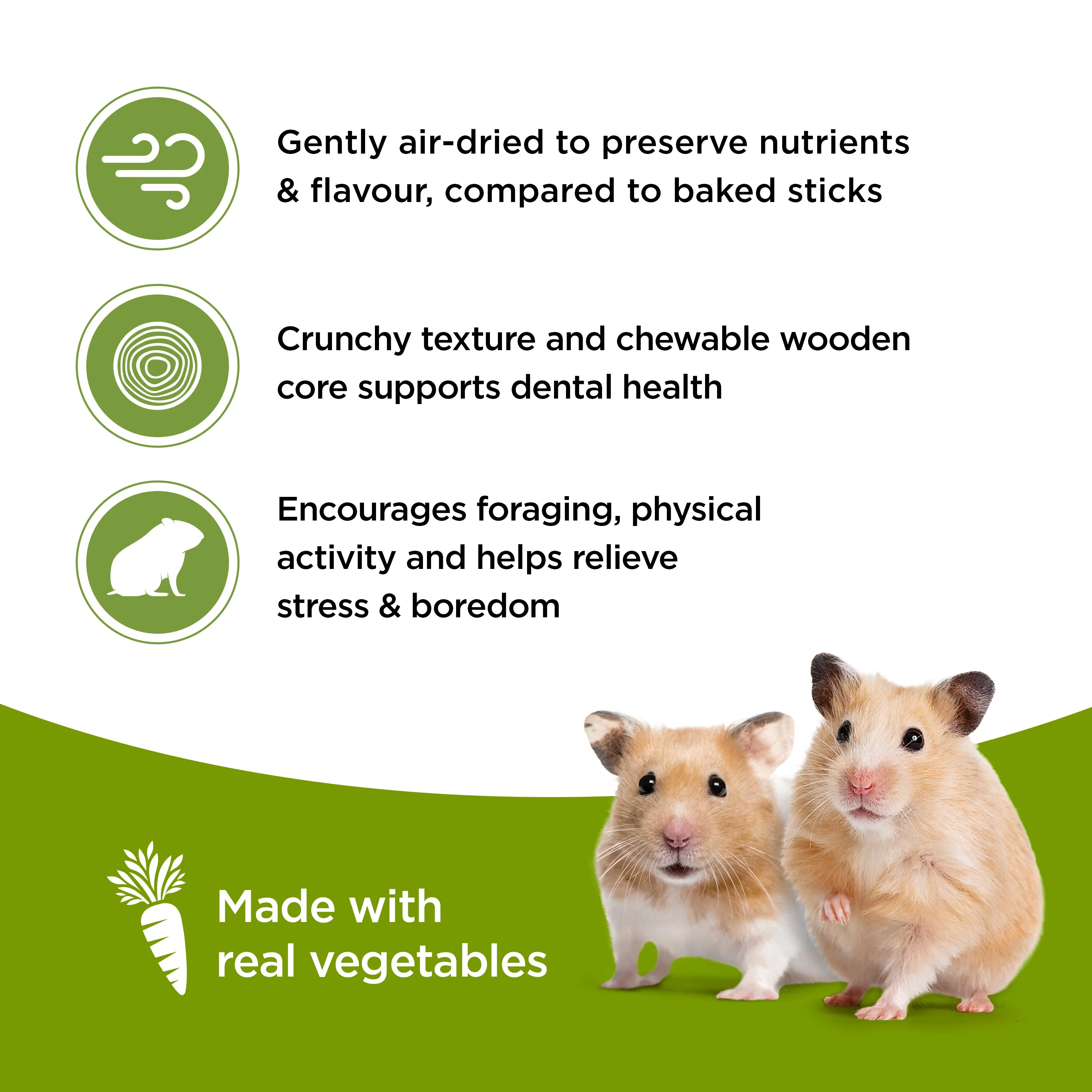 Living World Hamster Veggie Patch Treat Sticks - Image 5