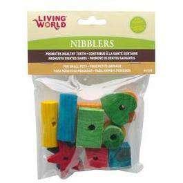 Living World Nibblers Wood Chews Mixed Shapes