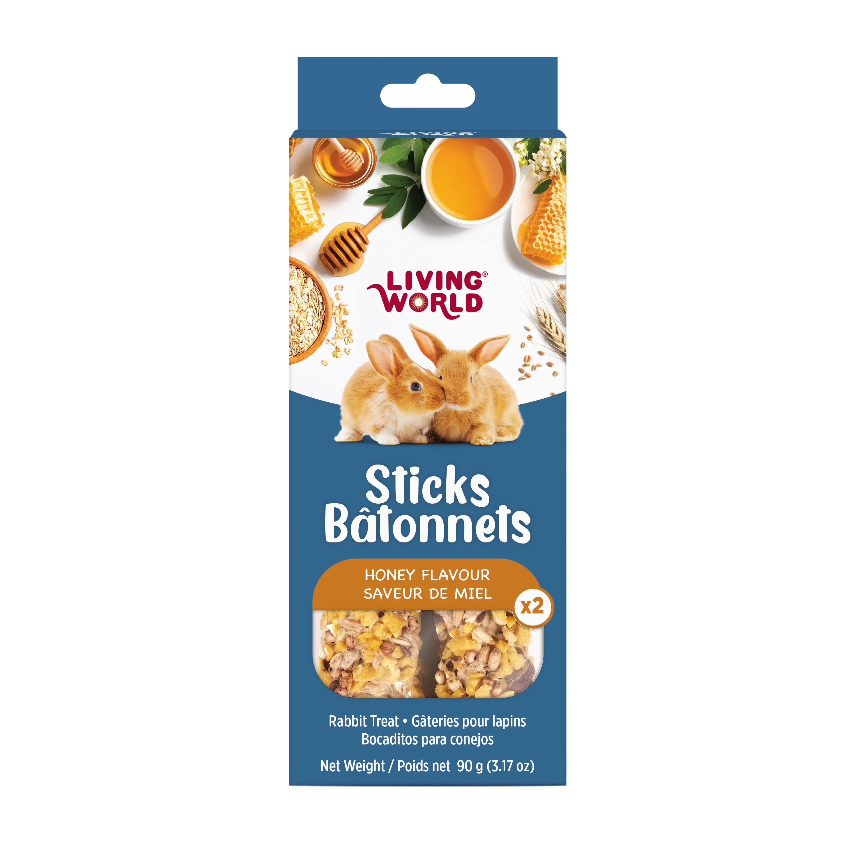Living World Rabbit Honey Drizzle Treat Sticks