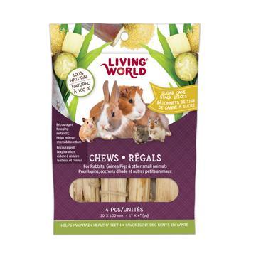 Living World Small Animal Chew Sugar Cane Stalk Sticks - Image 2