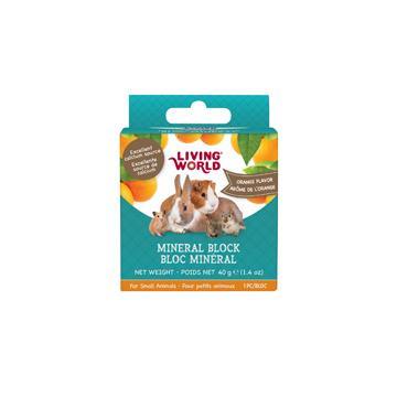 Living World Small Animal Mineral Block Orange