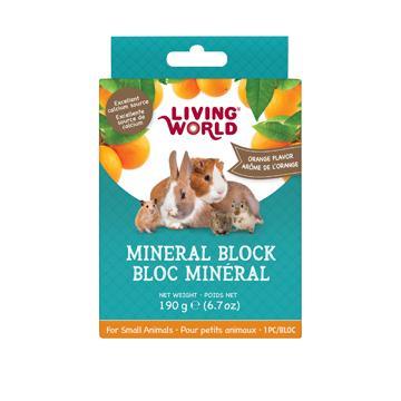 Living World Small Animal Mineral Block Orange - Image 3