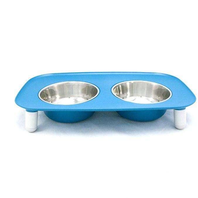 Messy Mutts Elevated Double Feeder Stainless Steel Bowls - Image 3