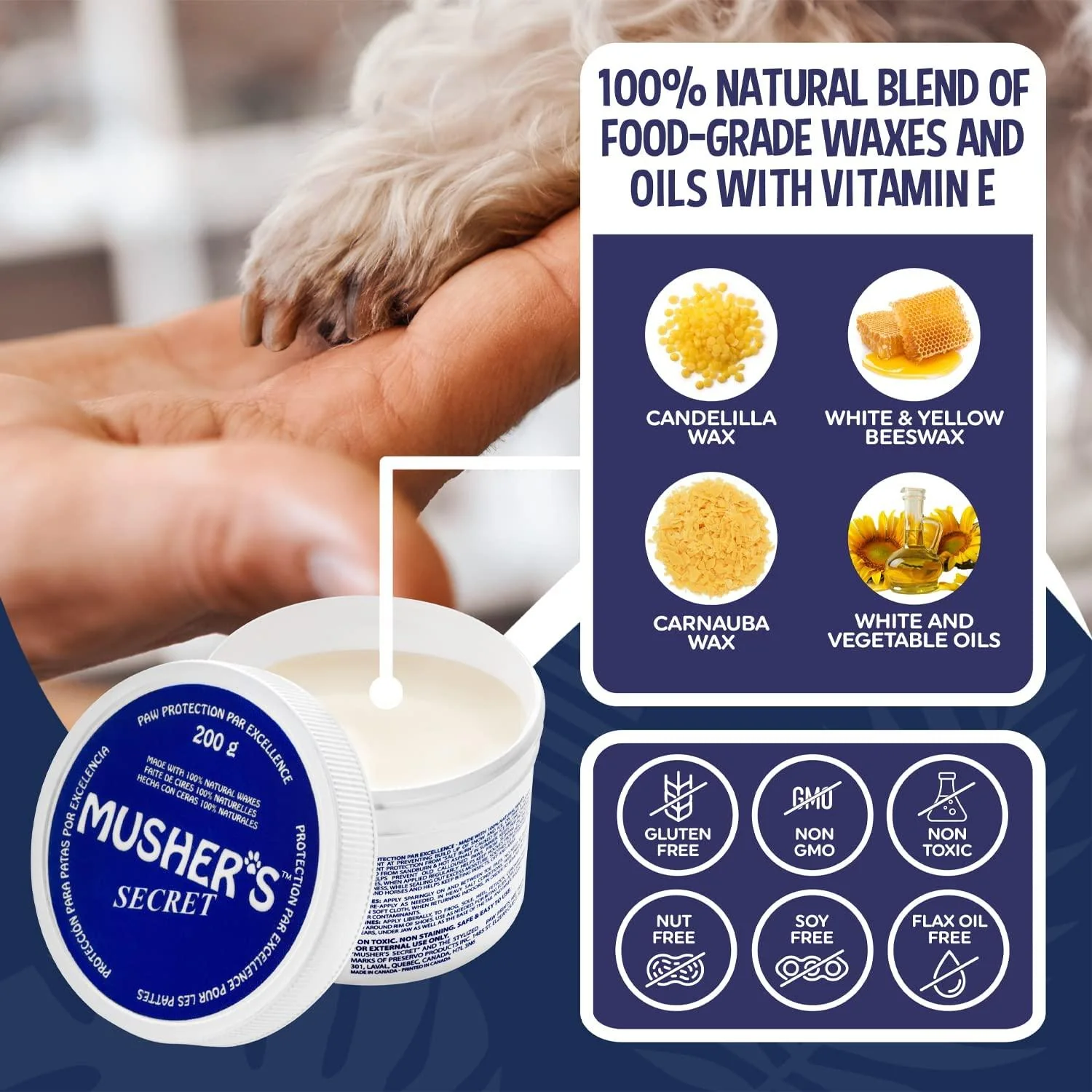 Musher's Secret Pet Paw Protection Wax - Image 2