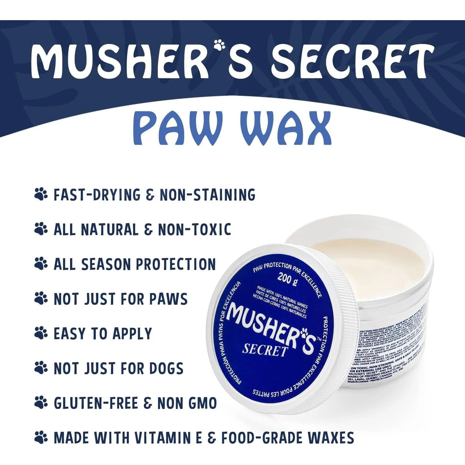 Musher's Secret Pet Paw Protection Wax - Image 3