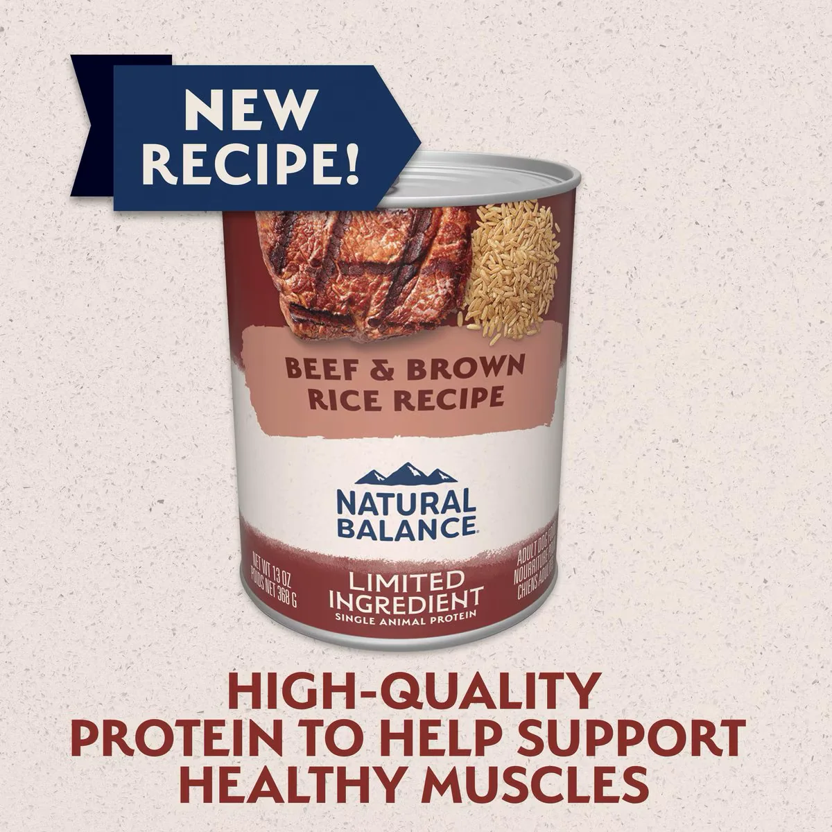 Natural Balance Dog Can Beef & Brown Rice - Image 2