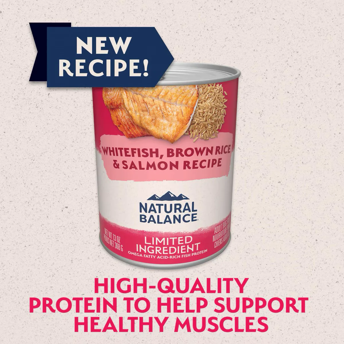 Natural Balance Dog Can Whitefish,Brown Rice & Salmon - Image 2