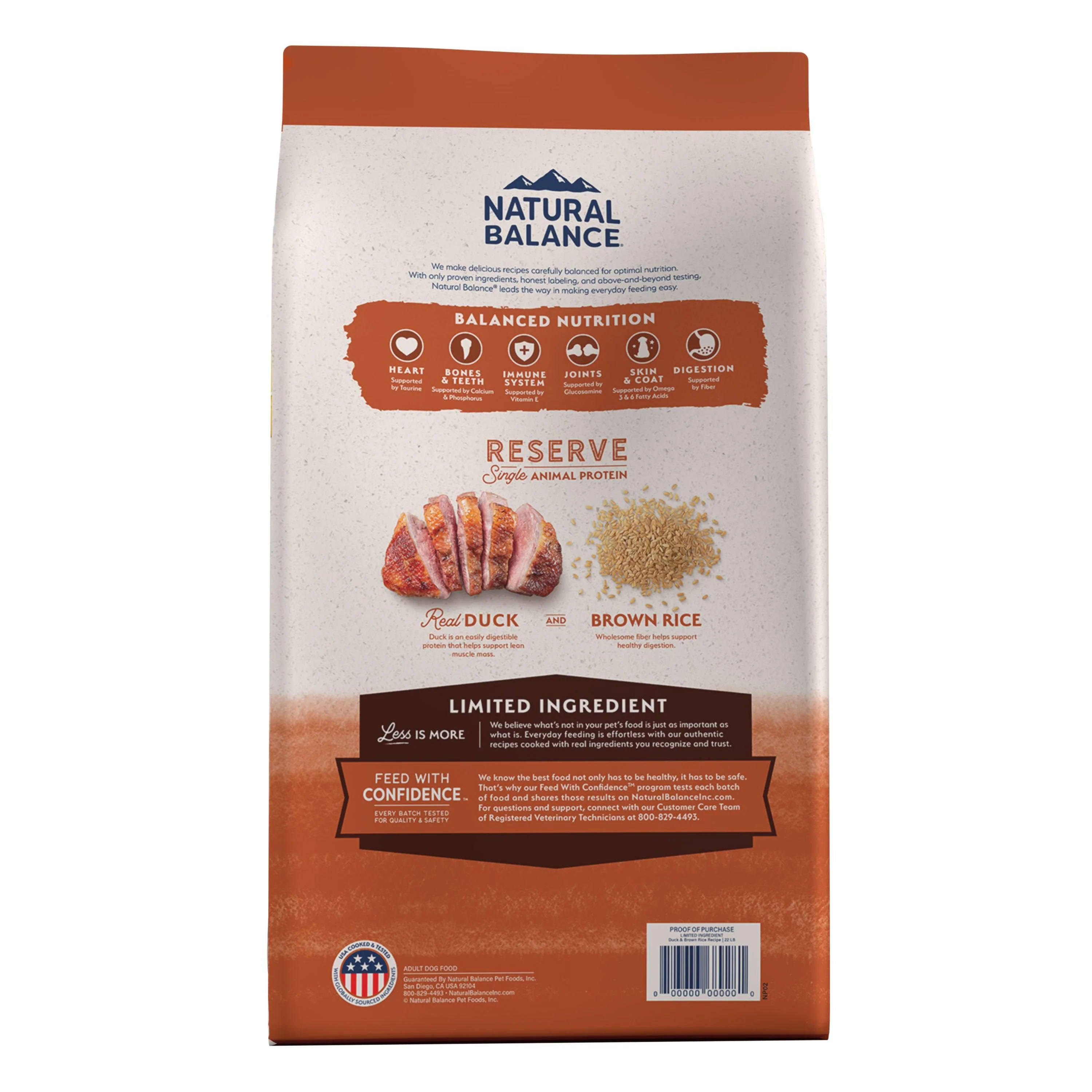 Natural Balance Limited Ingredient Diet Duck & Brown Rice Dog Food - Image 3