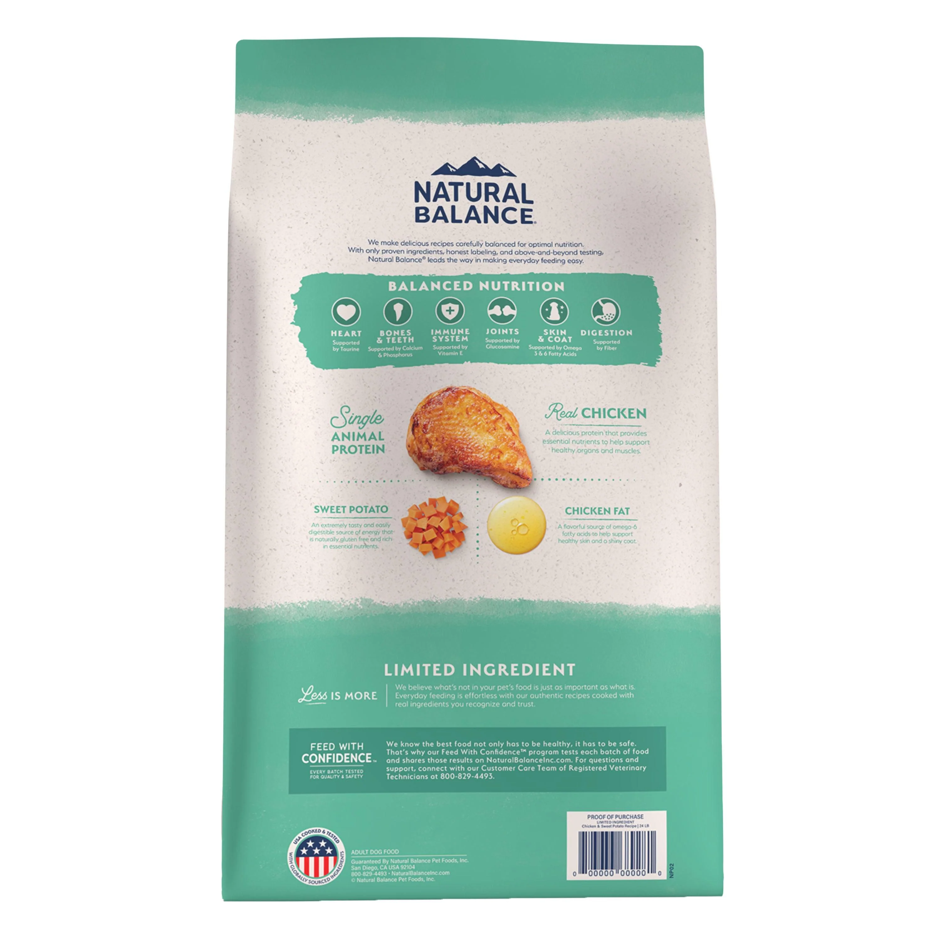 Natural Balance Limited Ingredient Diet Sweet Potato & Chicken Dog Food - Image 3