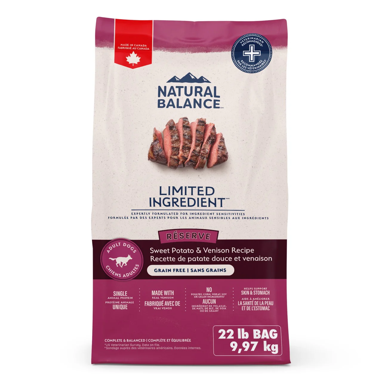 Natural Balance Limited Ingredient Diet Sweet Potato & Venison Dog Food