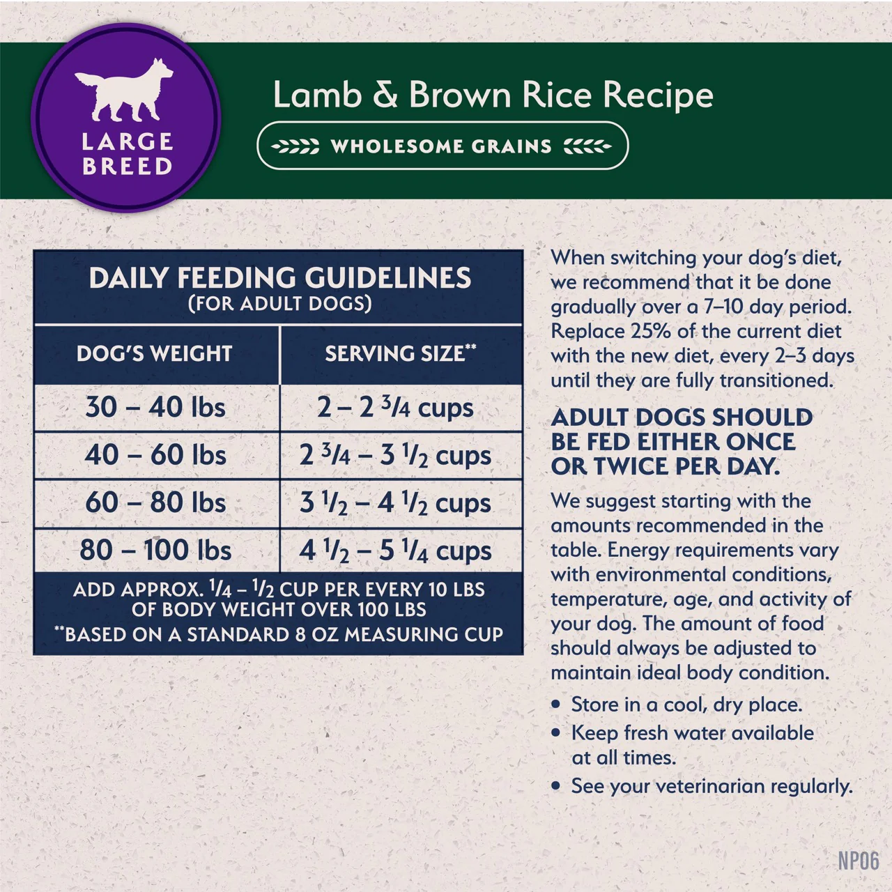 Natural Balance Limited Ingredient Large Breed Lamb & Rice Dog Food - Image 11