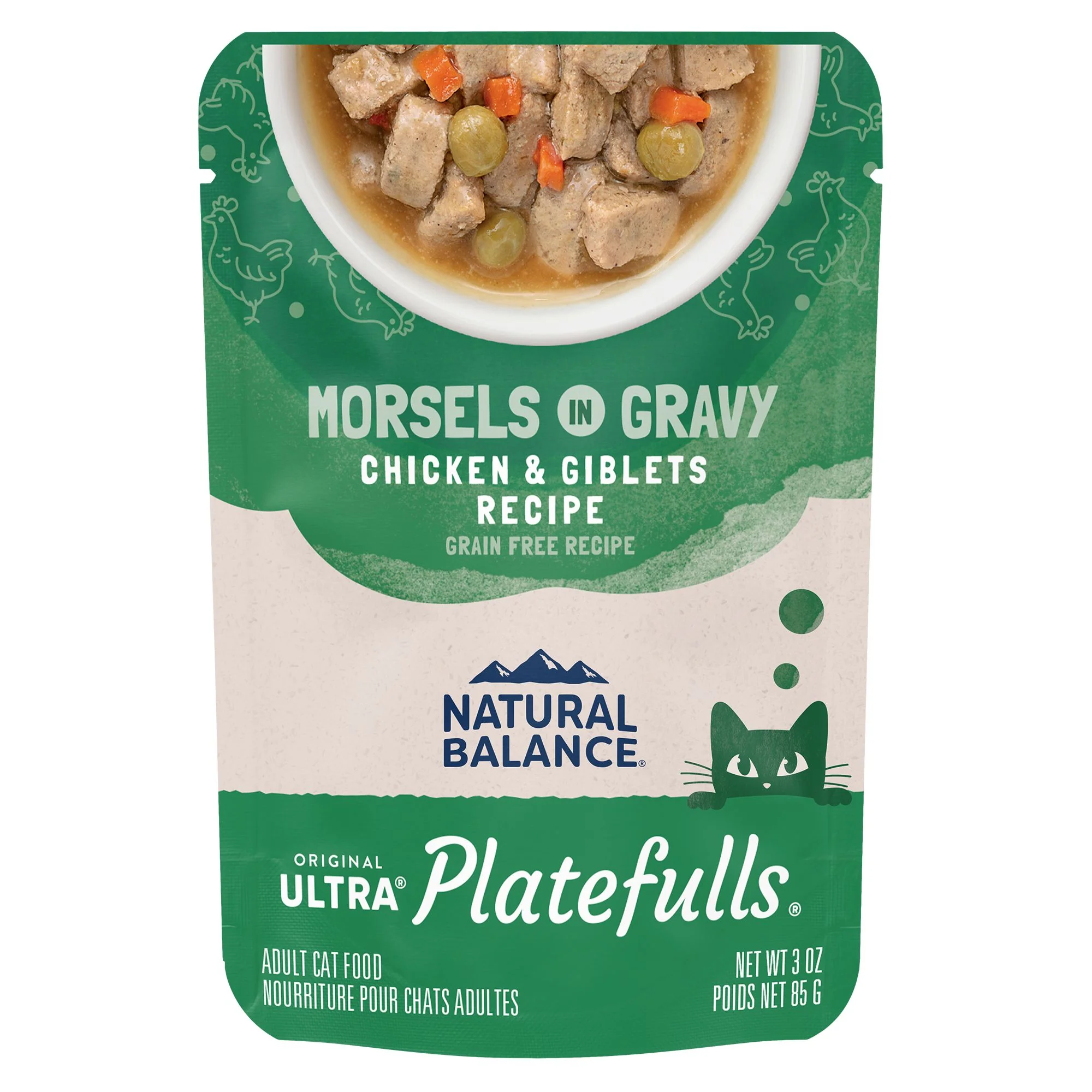 Natural Balance Platefulls Chicken & Giblets Wet Cat Food