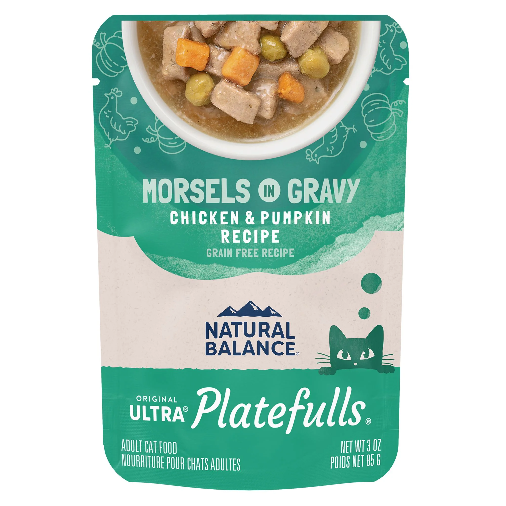 Natural Balance Platefulls Chicken & Pumpkin Wet Cat Food