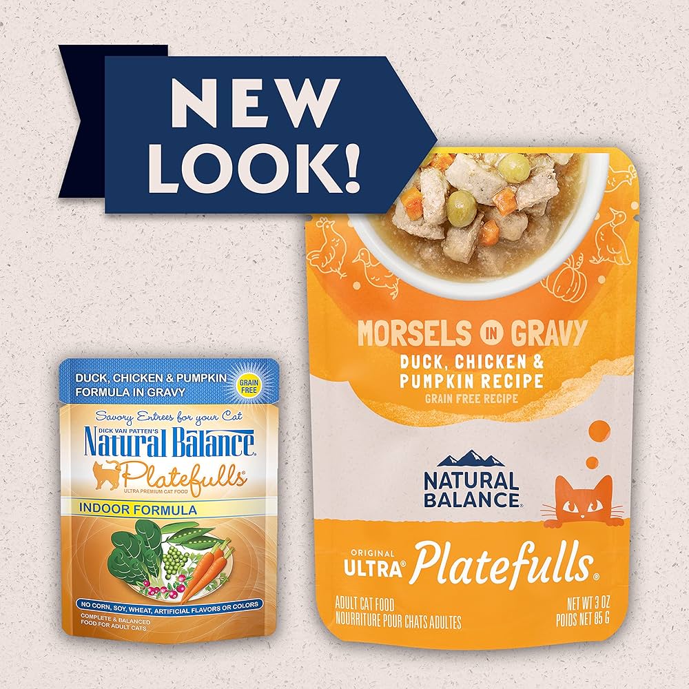 Natural Balance Platefulls Duck, Chicken & Pumpkin Wet Cat Food - Image 2