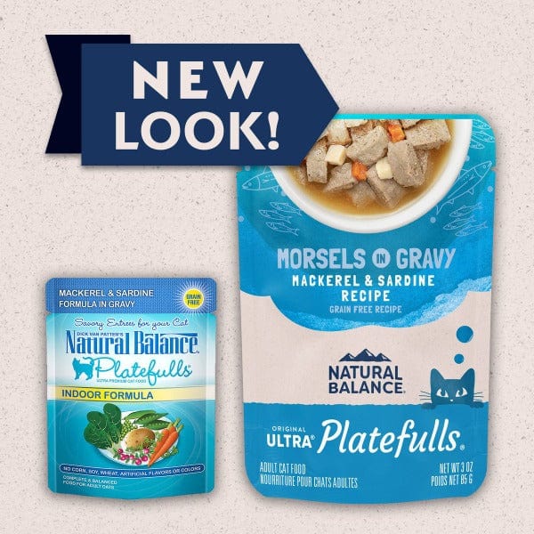 Natural Balance Platefulls Mackerel & Sardine Wet Cat Food - Image 2