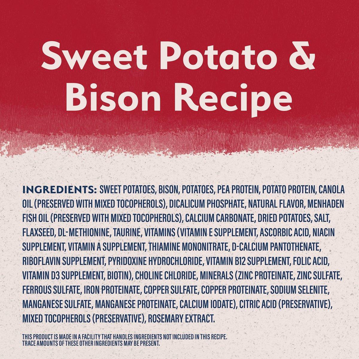Natural Balance Reserve Grain Free Sweet Potato & Bison Recipe For Dogs - Image 4