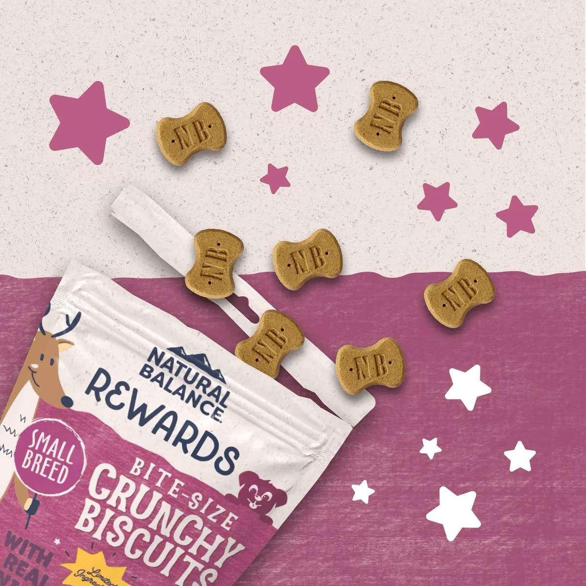 Natural Balance Rewards Crunchy Biscuits Real Venison Dog Treats - Image 5