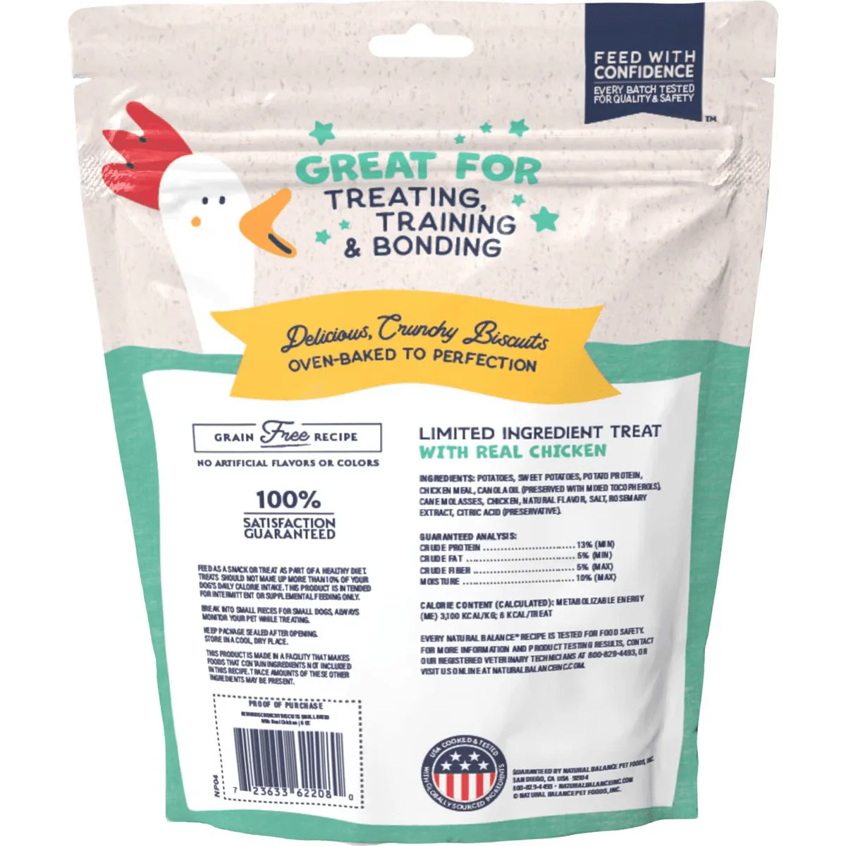 Natural Balance Rewards Crunchy Biscuits With Real Chicken Dog Treats - Image 3