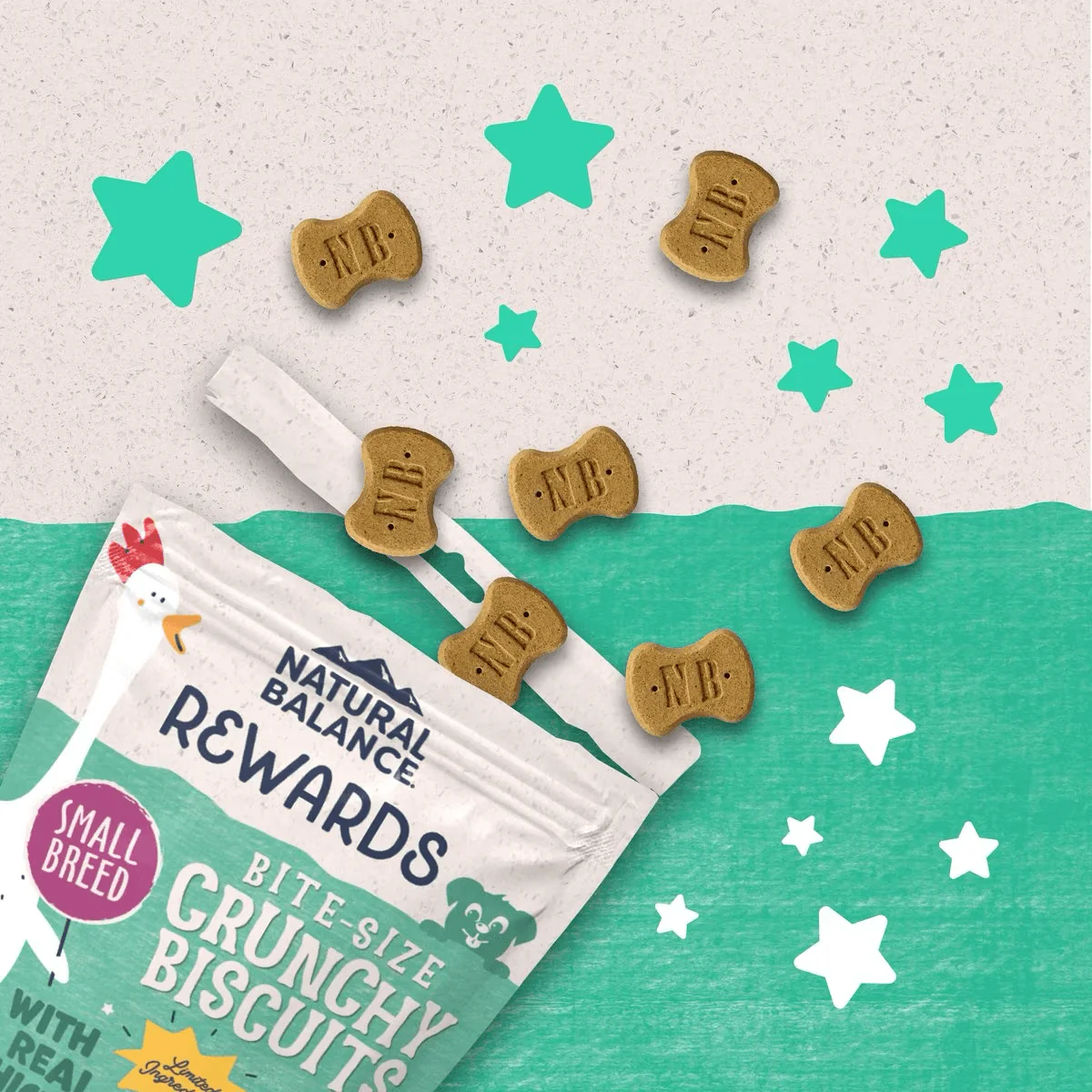 Natural Balance Rewards Crunchy Biscuits With Real Chicken Dog Treats - Image 4