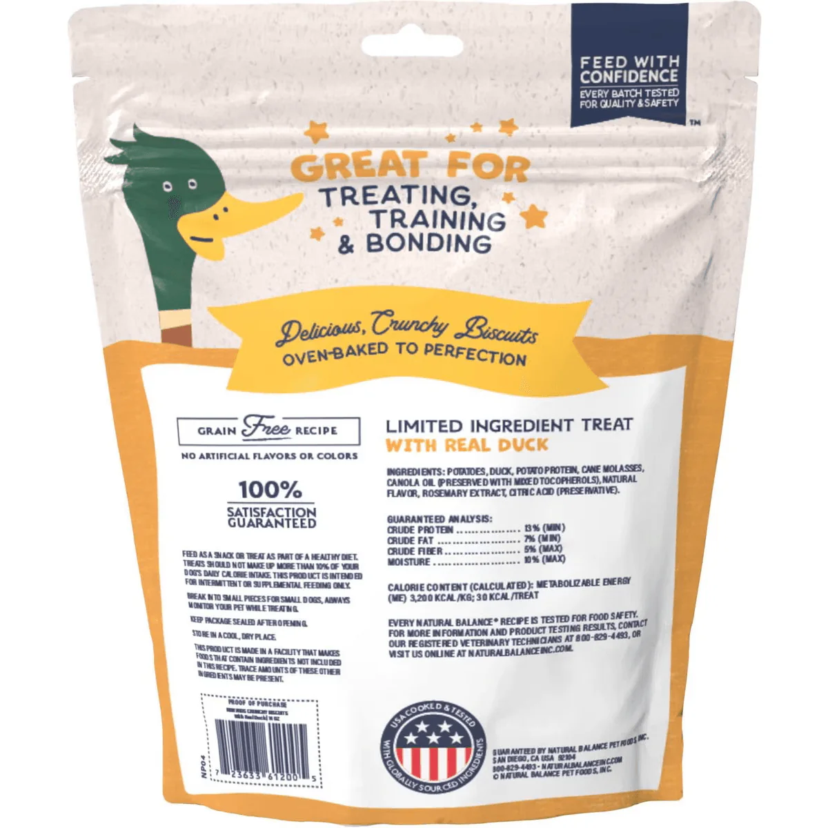 Natural Balance Rewards Crunchy Biscuits With Real Duck Dog Treats - Image 3