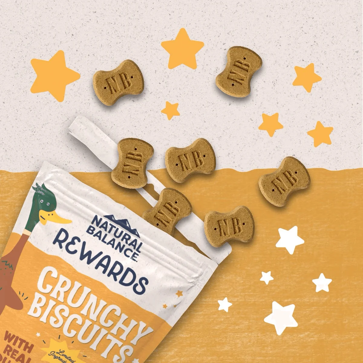 Natural Balance Rewards Crunchy Biscuits With Real Duck Dog Treats - Image 4