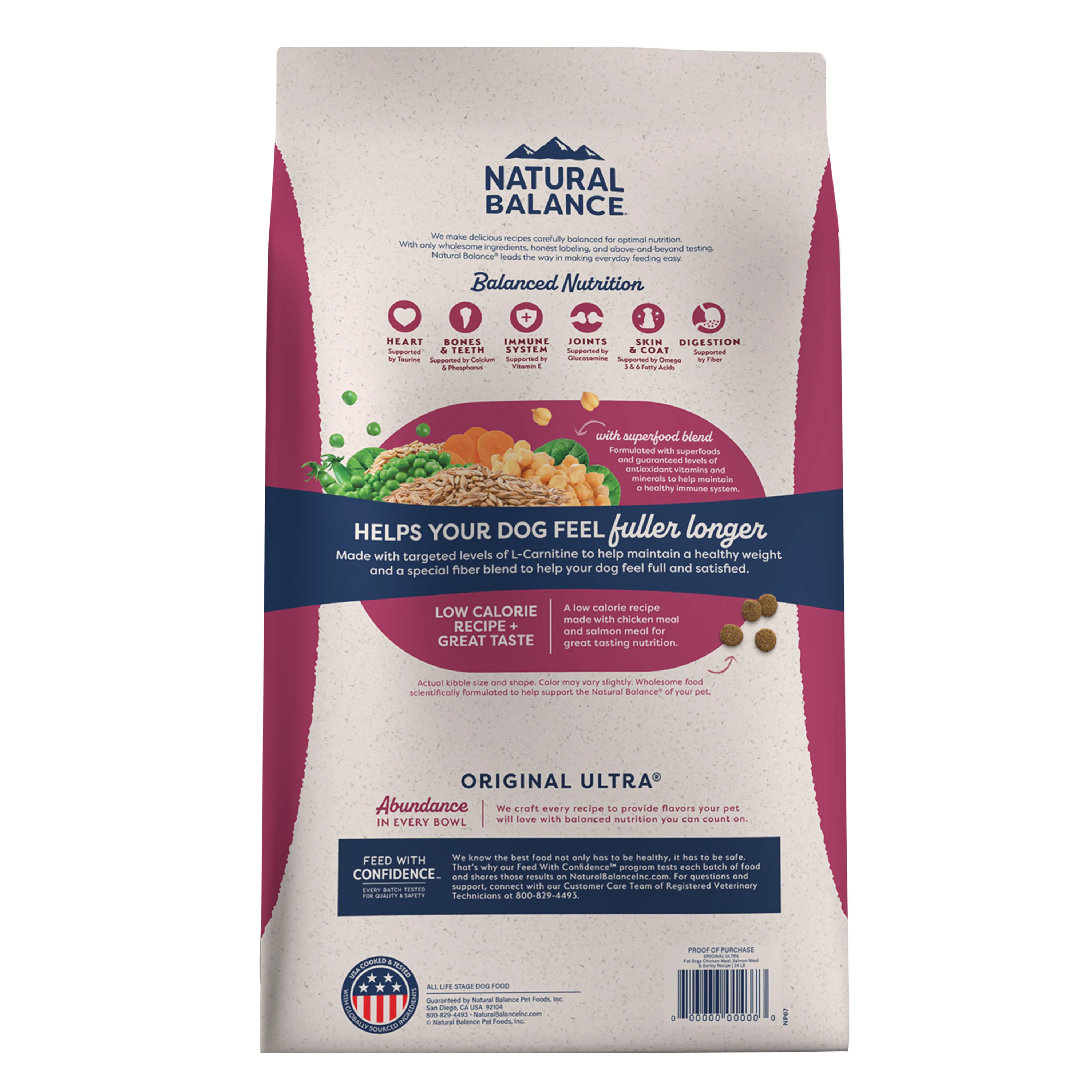 Natural Balance Targeted Nutrition Fat Dogs Low Calorie Dog Food - Image 3